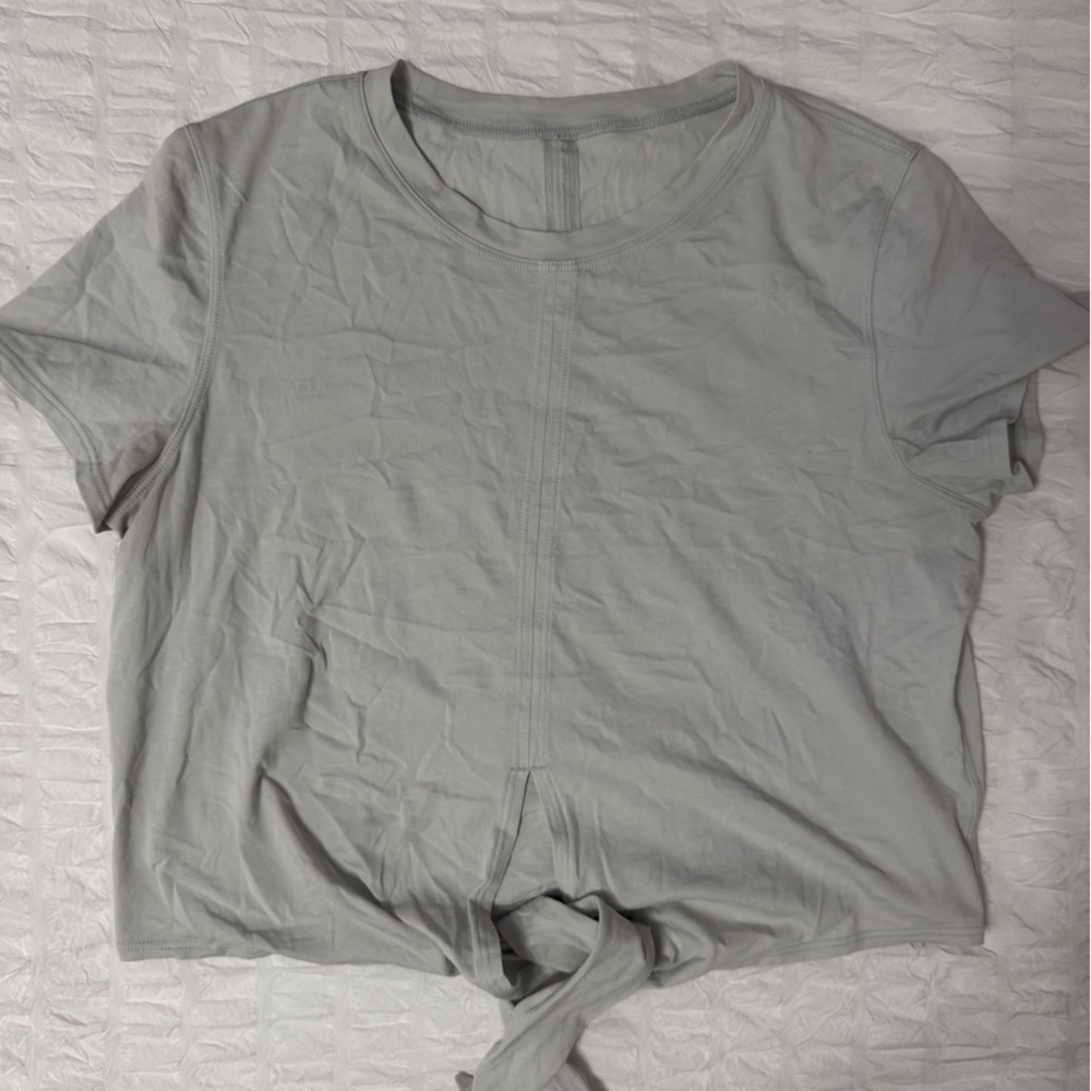 Lululemon Its A Tie Crop Top Shirt Size 6